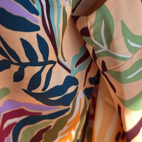 Cupcakes and Cashmere sleeveless top shoulder chain straps adjustable floral Med - Picture 13 of 15